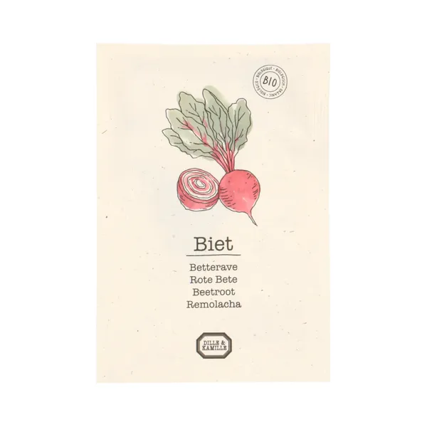 Graines de légumes, biologique, betteraves rouges, 1 g