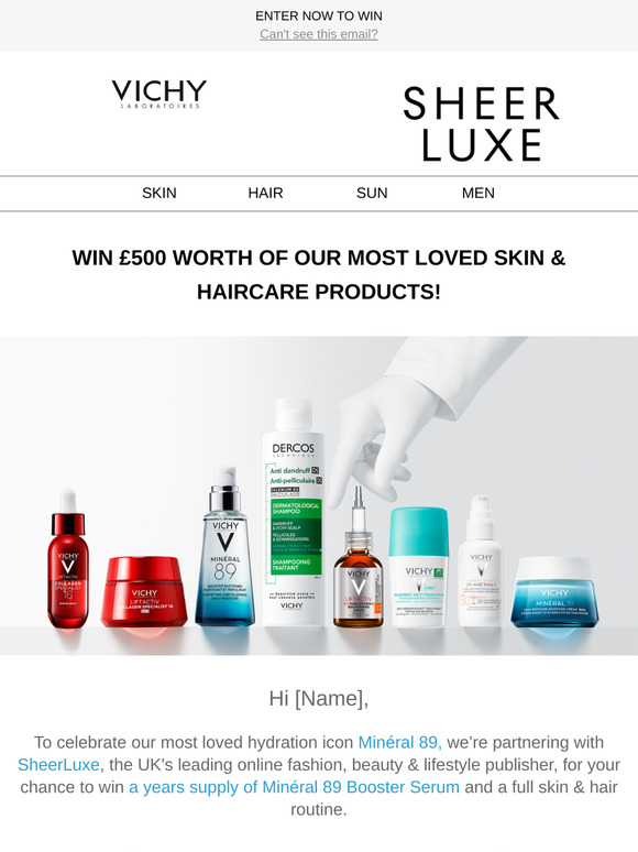 Your chance to win a year’s supply of Mineral 89 Serum and more!