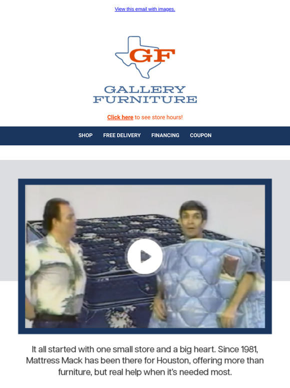 Real Help, Real Comfort: Memorial Day Mattress Sale at Gallery Furniture