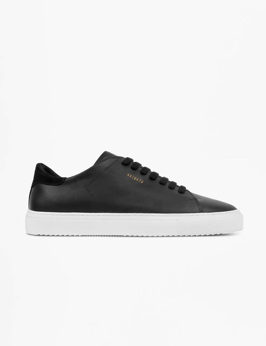 Black Clean 90 with white sole
