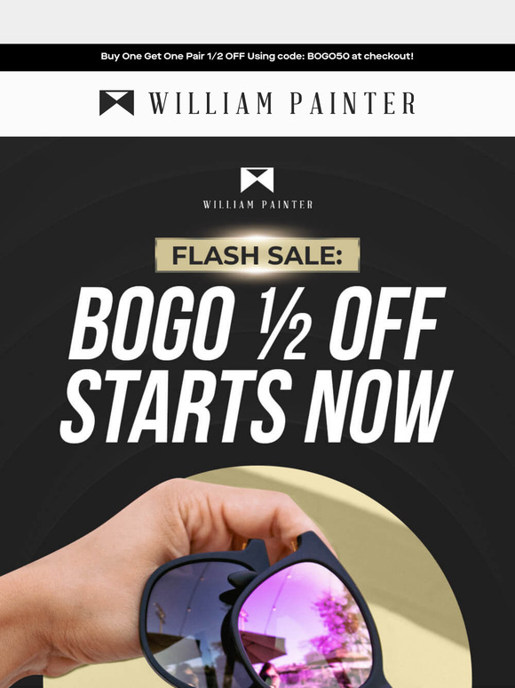 This weekend only: BOGO 50% OFF starts now ⌛