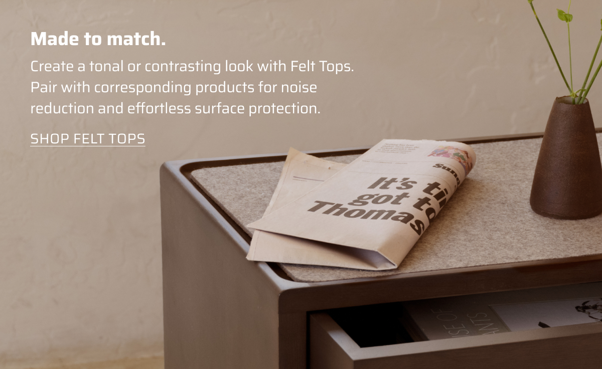 Made to Match. Shop felt tops.