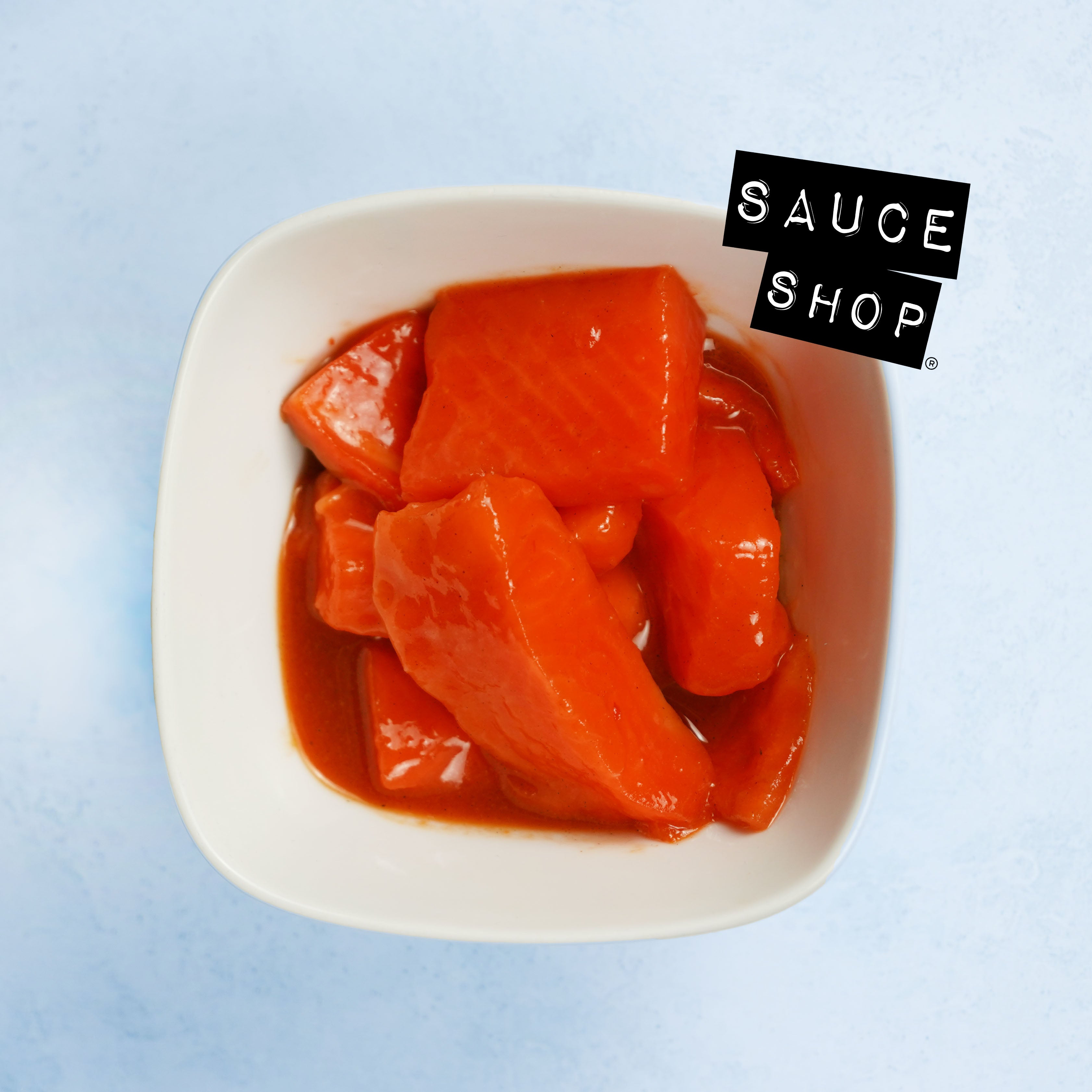 Honey Sriracha Marinated Salmon - Sauce Shop