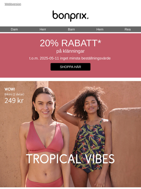 20% rabatt på alla klänningar! 👗