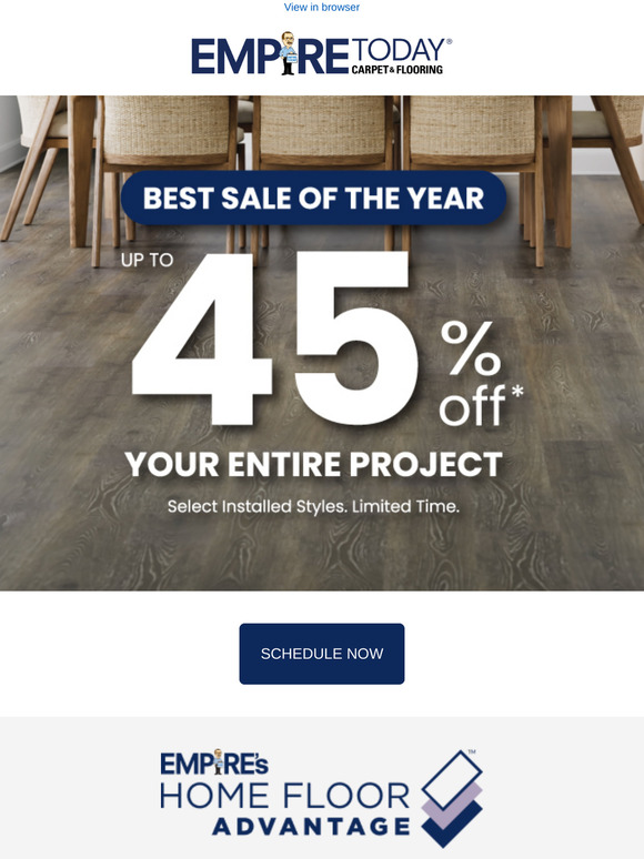 Your Dream Floors Just Got 45% More Affordable!