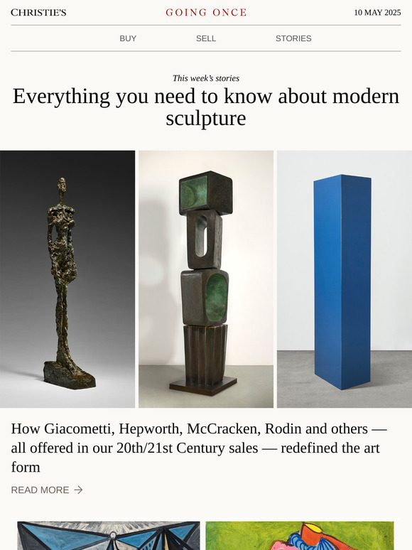 Going Once No. 434 | Modern sculpture: Giacometti, Hepworth, Rodin