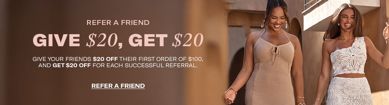 Showpo.com | Refer A Friend for $20