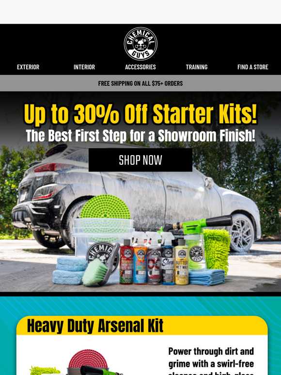 Up to 30% Off Starter Kits! Essentials For A Showroom Shine!