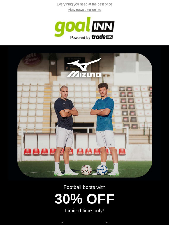 🎁  30% off your Mizuno boots