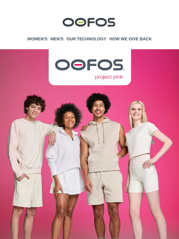 OOFOS: Just Dropped: The 2025 Project Pink Collection 🩷 | Milled