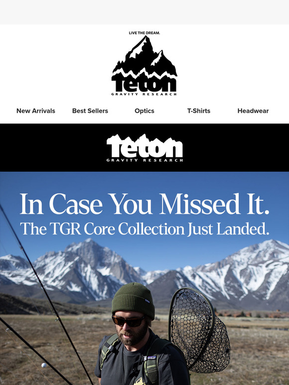 Hey Rider, In case you missed it — the TGR Core Collection just landed.