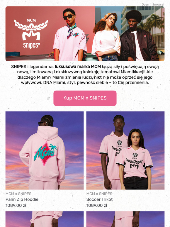 MCM x SNIPES – Make it Miami 🦩