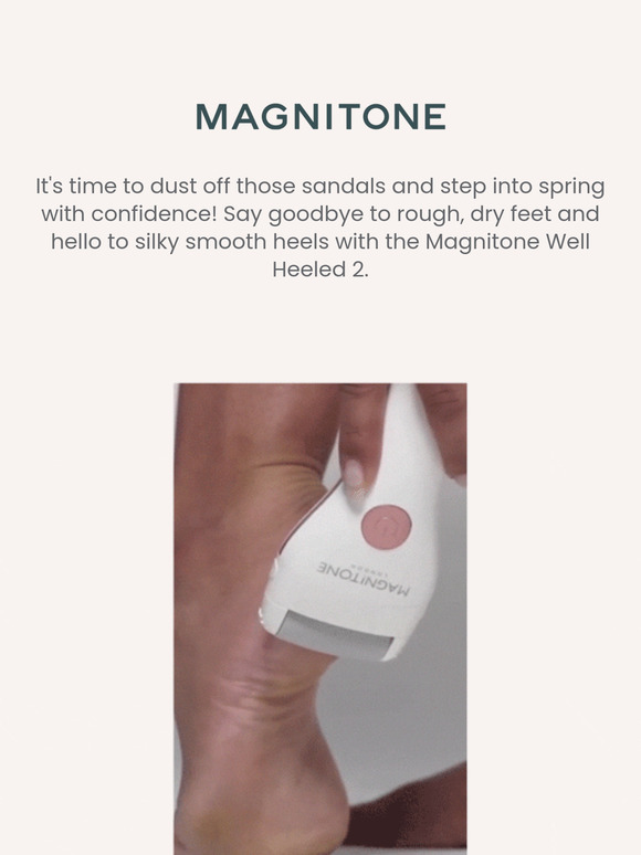 Step into Spring with the Magnitone Well Heeled 2 👣