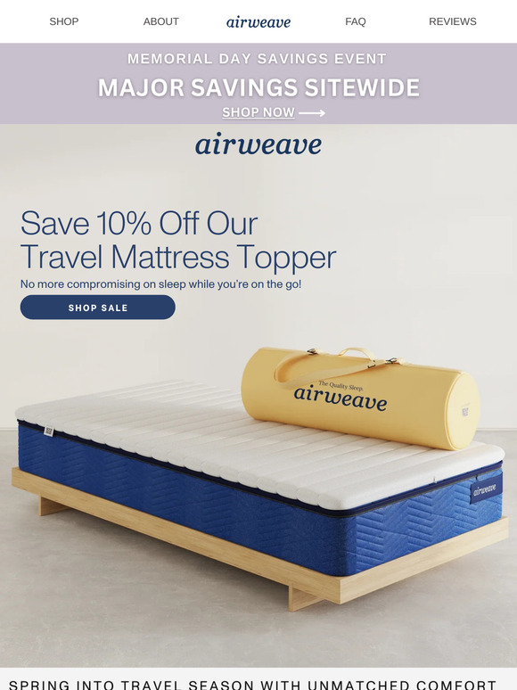 On-the-Go Comfort Just Got 10% Off!