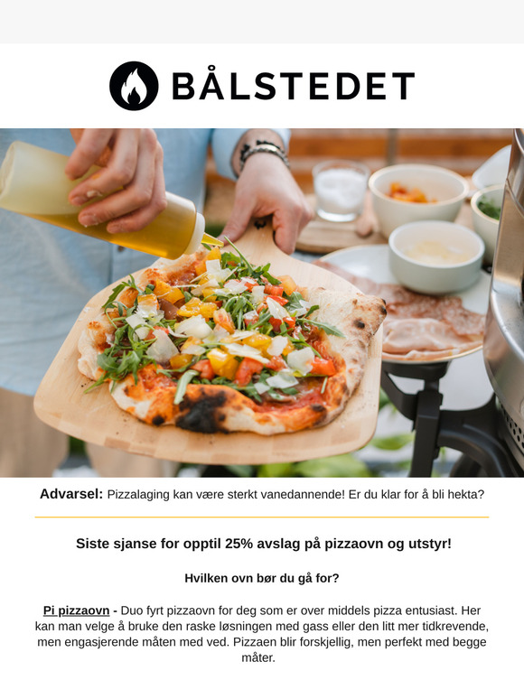 Ikke vent lenger! Nå får du pizzaovn til knallpris!