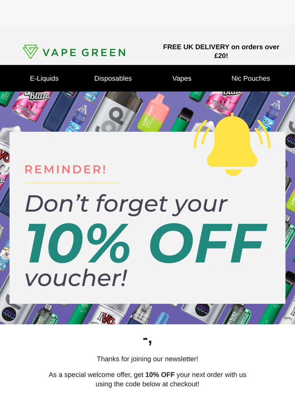 Reminder: Your Discount is Waiting! ⚠️