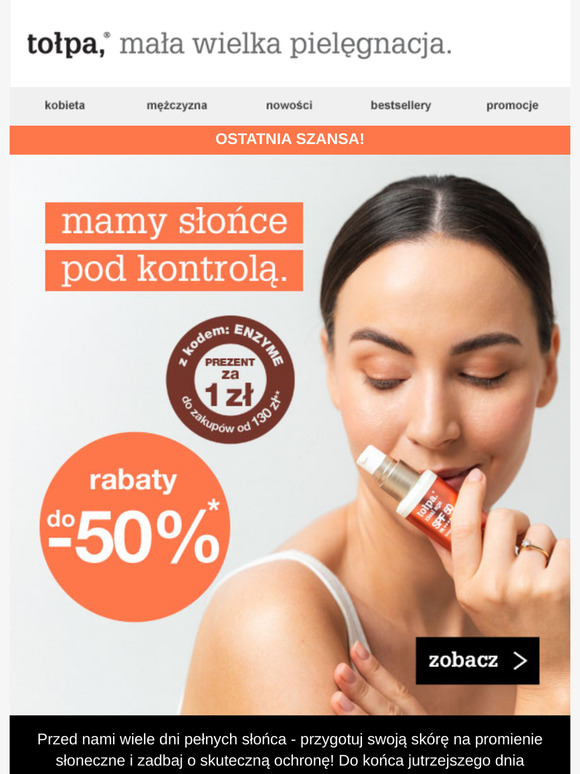 zyskaj do -50% rabatu i nie daj się ☀️!