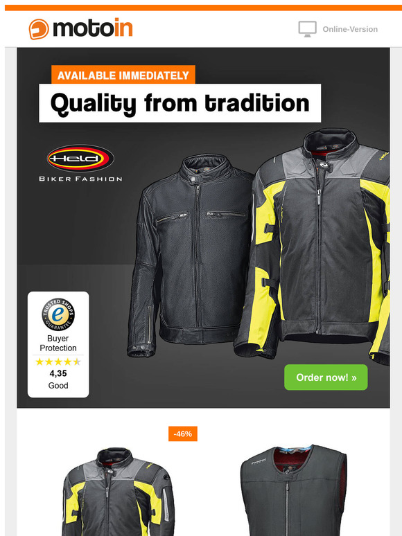 🏍️ Save now: HELD products on offer!