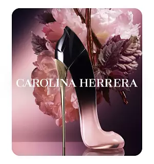 Carolina Herrera perfume in a high heel bottle. Shop Carolina Herrera.