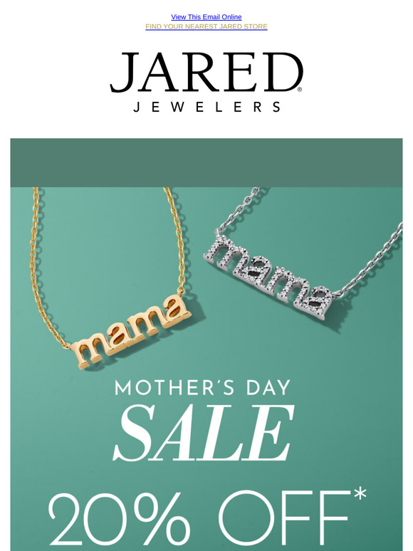 20% Off* Storewide 💝 Mother’s Day is TOMORROW