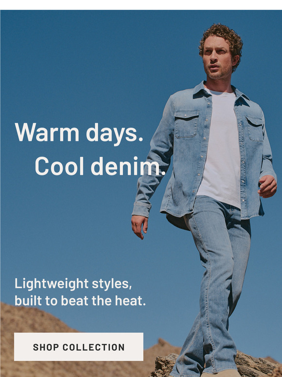 Hot days call for cooler denim