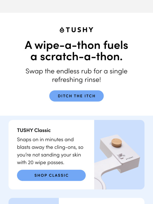 Ditch the itch 🚫🧻