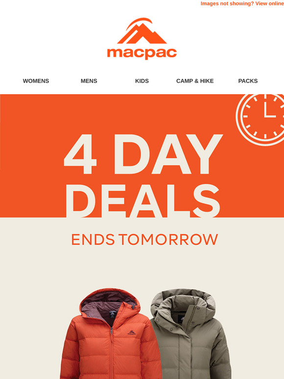 4 Day Deals End Tomorrow!