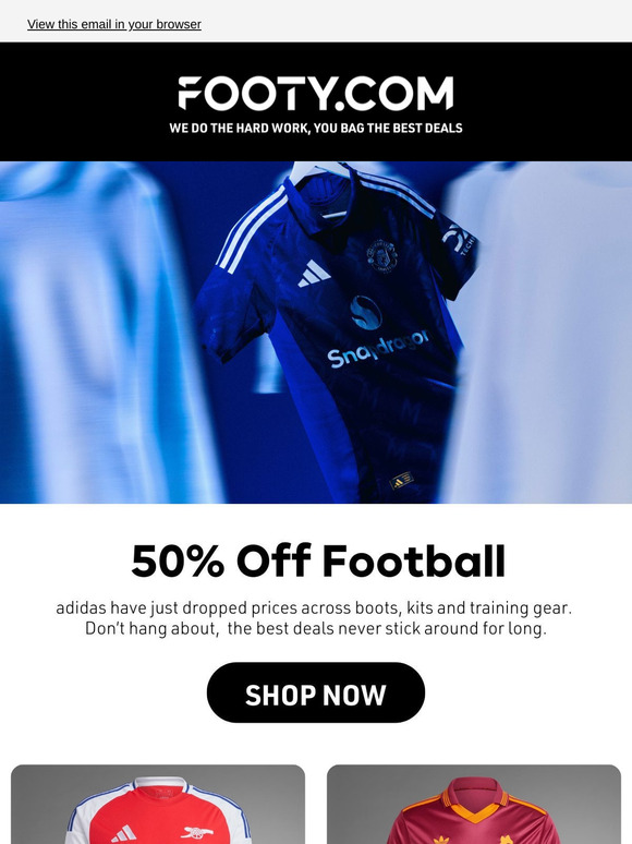 Up to 50% OFF adidas Football ⚽