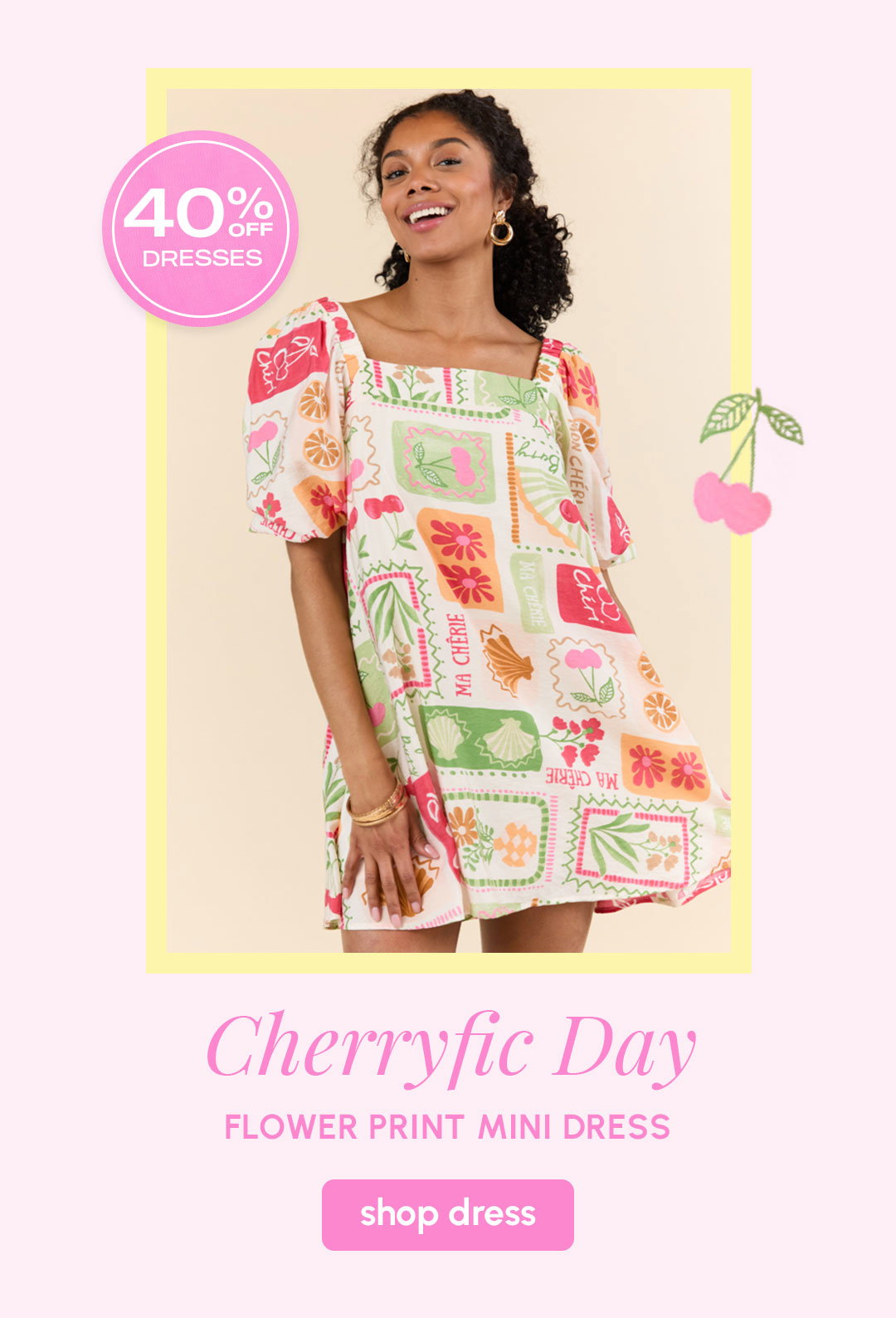 Shop Cherryfic Day Dress - 40% OFF dresses