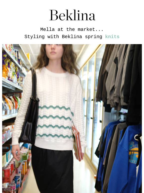 BEKLINA / MELLA AT THE MARKET