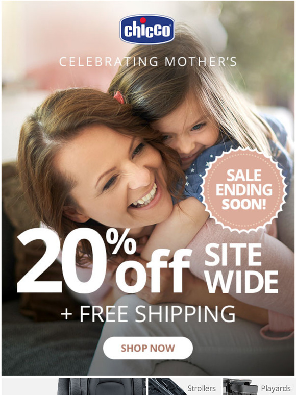20% OFF SITE WIDE + FREE SHIPPING ENDS SOON!