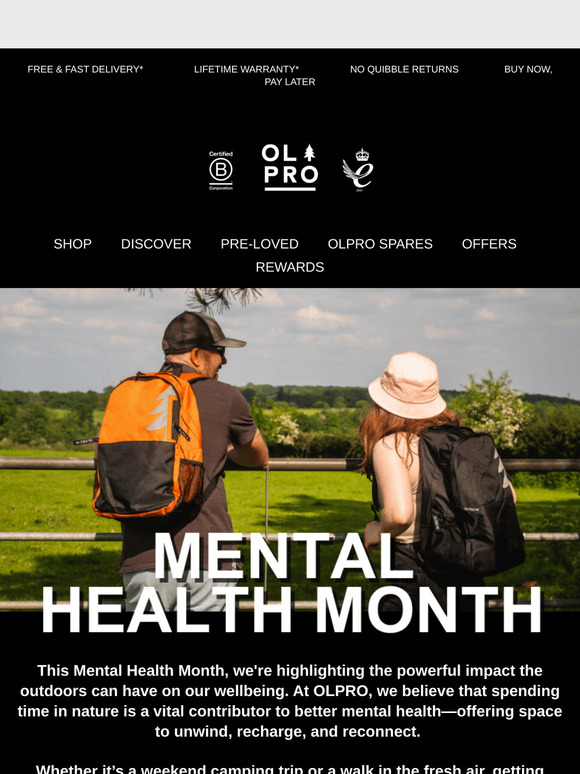 Your Mind Matters – Take It Outside with OLPRO