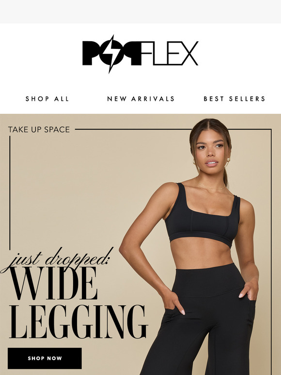 WIDE LEGGINGS ARE HERE →
