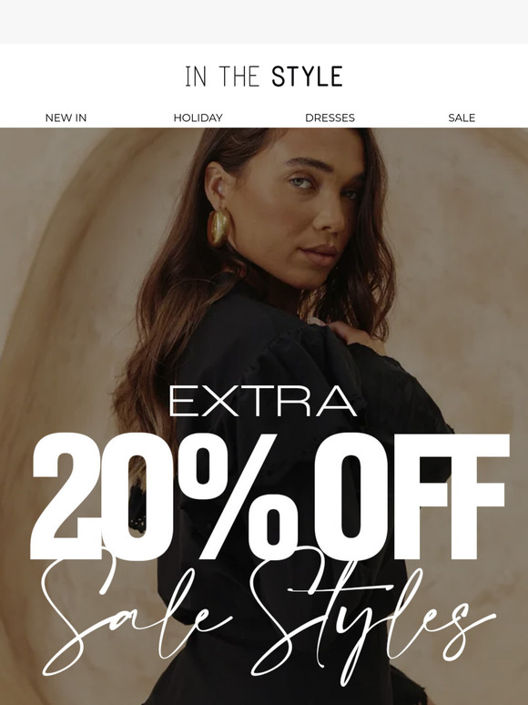 Discount Alert! Extra 20% Off