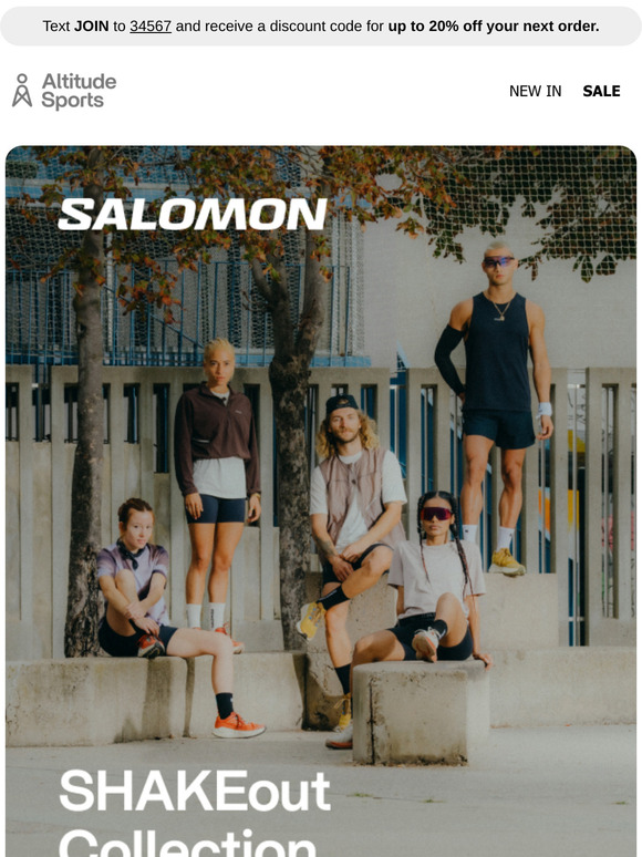 The new SHAKEout collection by Salomon