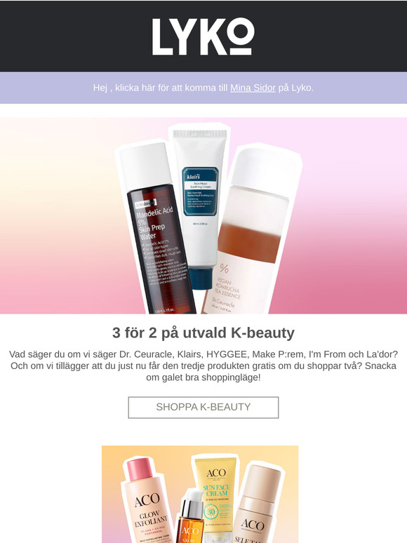 3 för 2 på utvald K-beauty ✨