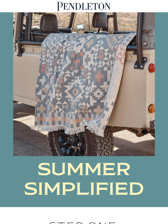 It's summer-blanket season