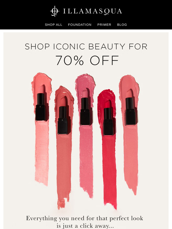 🤑 70% OFF at Illamasqua