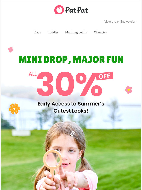 🎈 Hot Drop! Snag 30% Off Fresh New Fits