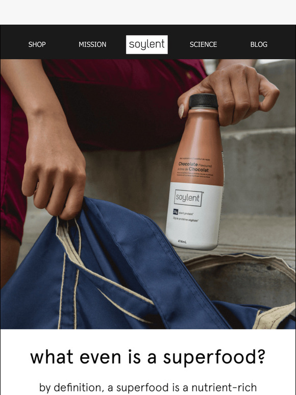Soylent = superfood?