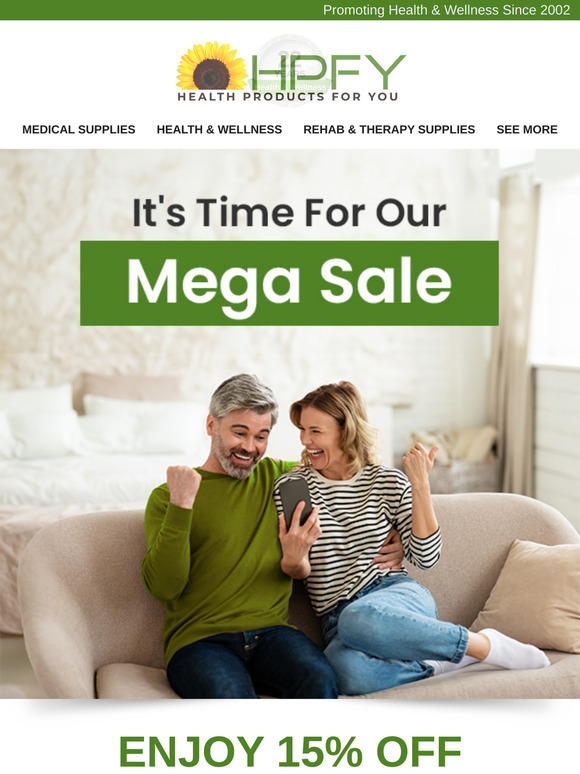 Dear Customer, ready for your biggest discount yet?