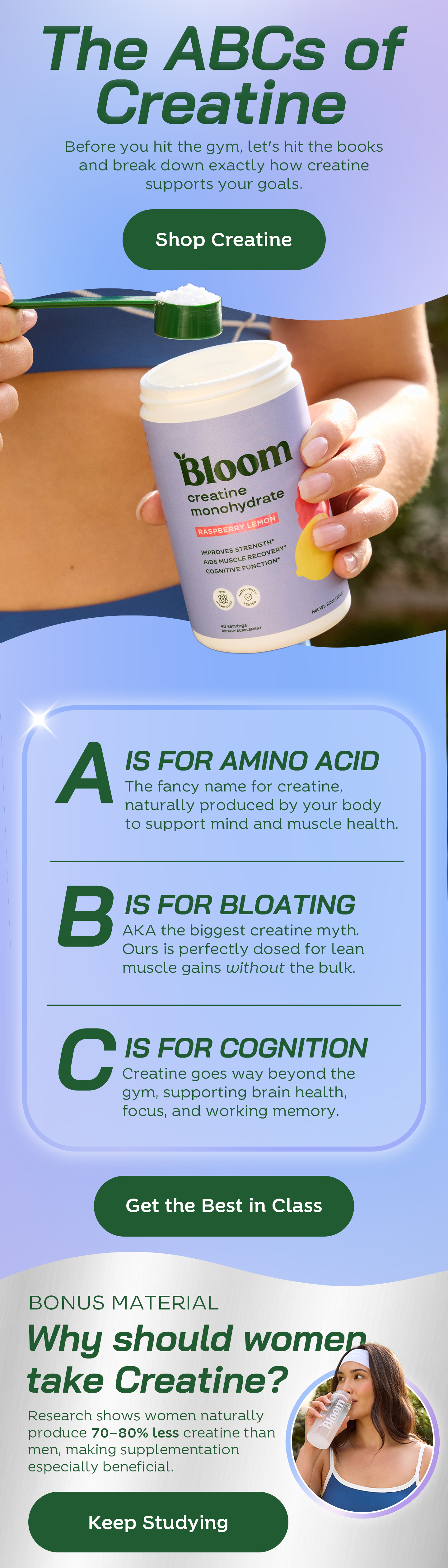 Shop Creatine!