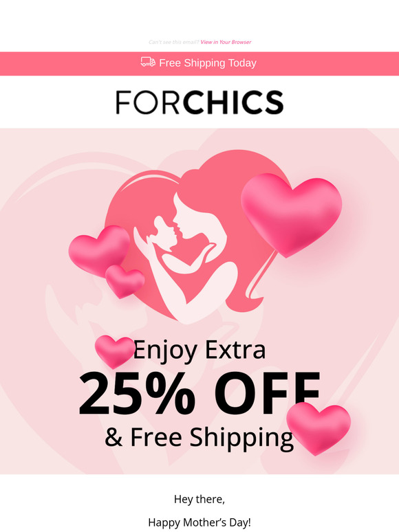 Up to 56% OFF + Extra 25% Just for Moms 🌸