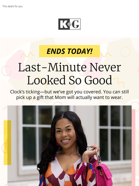 Save $25 off $100+ just in time for Mother's Day