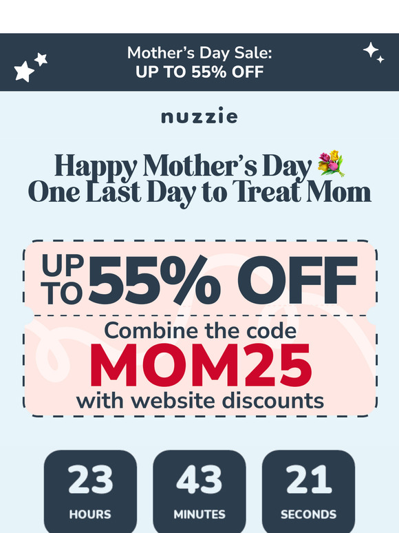 💐 Last Chance! Happy Mother’s Day Up To 55% OFF