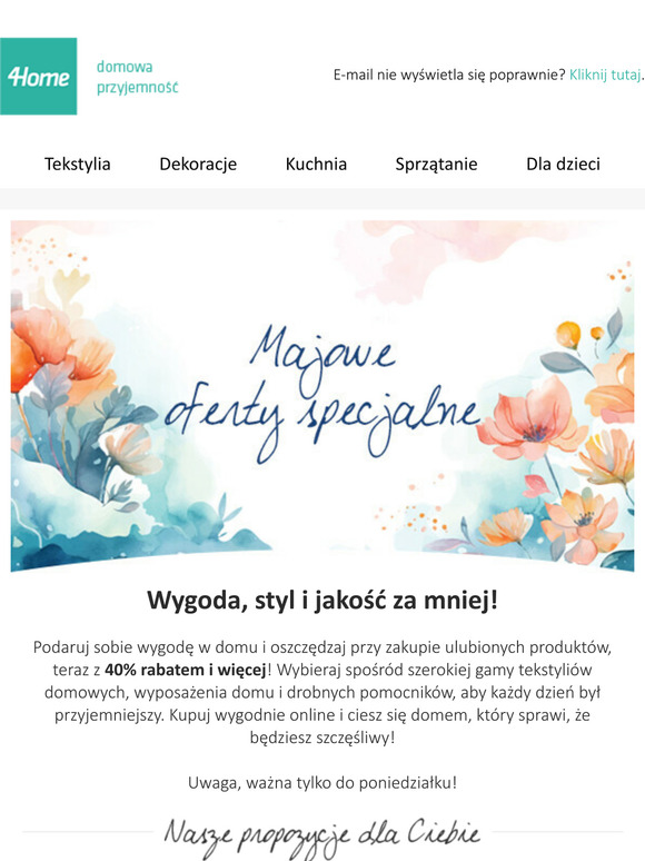 Przypominamy: korzystne ceny obowiązują tylko do poniedziałku!