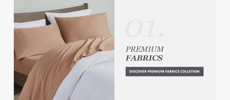 600 Thread Count Pima Cotton Sheet Set. Click to discover the Premium Fabric Collection.