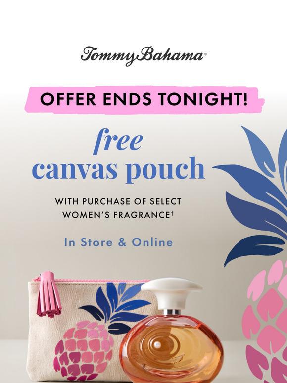 Last Chance! Get This FREE Canvas Pouch