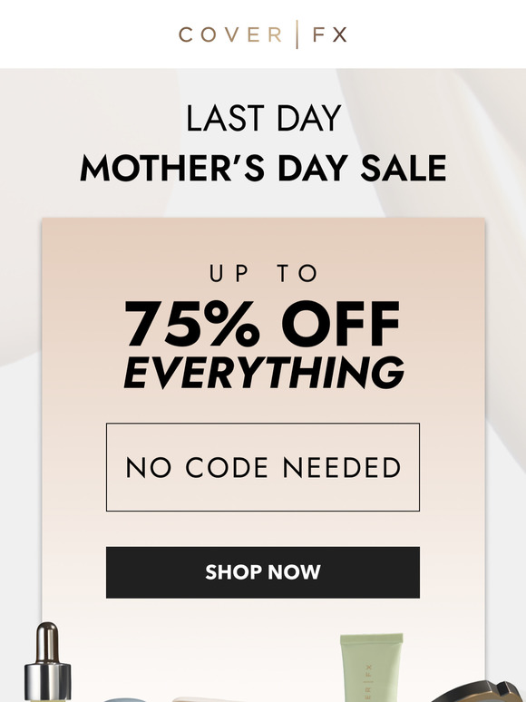🚨 ENDS TONIGHT: Up to 75% OFF everything 🚨