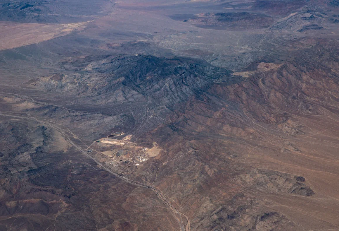 rare earth mining facility in Mountain Pass, California